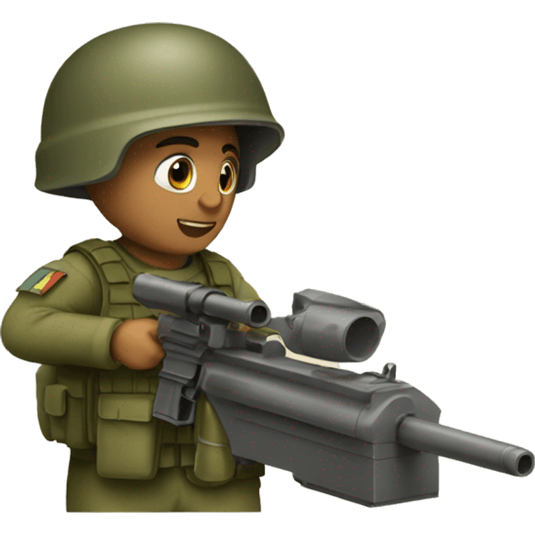 soldier and antitank emoji