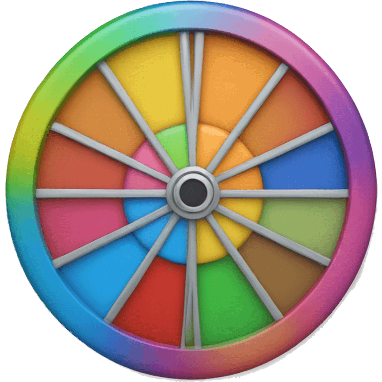 Wheel of colors emoji