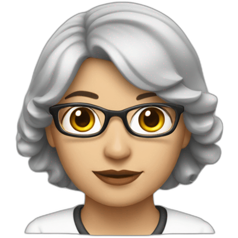 profesora morena emoji