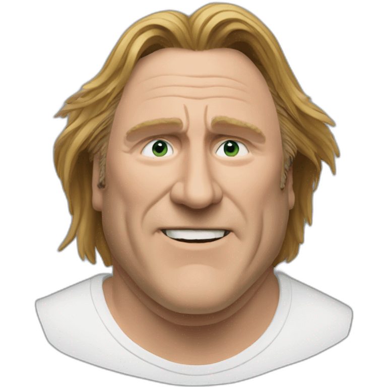 Depardieu surf emoji