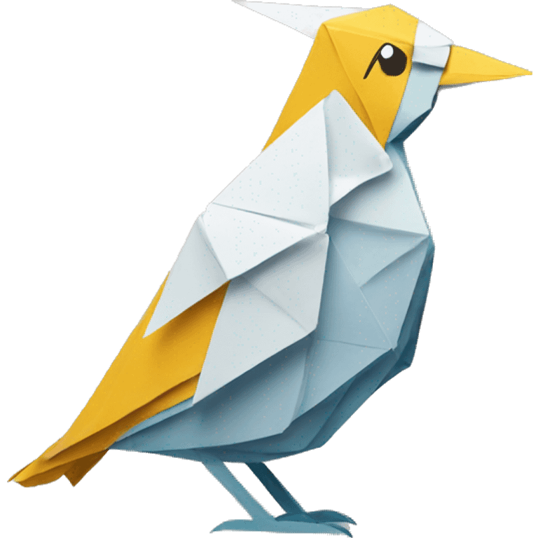 bird origami emoji