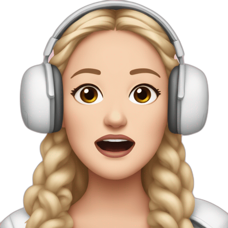 Billie lourd scream queens wearing earmuffs emoji