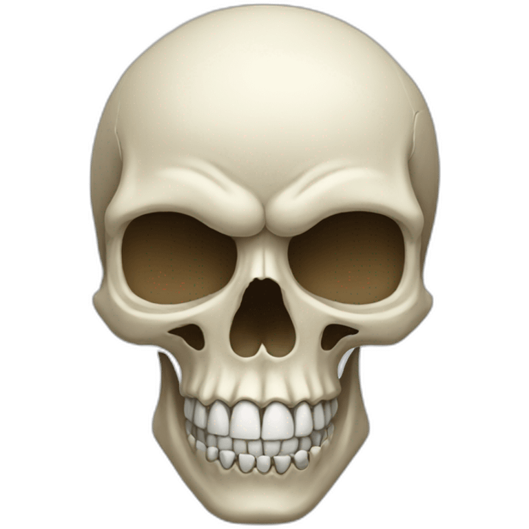 Skull head emoji