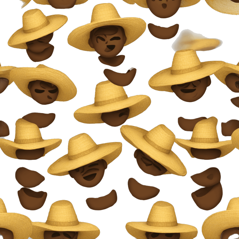 Yo con sombrero emoji