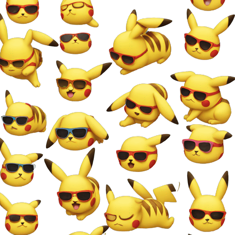 sleeping-pikachu-with-sunglasses emoji