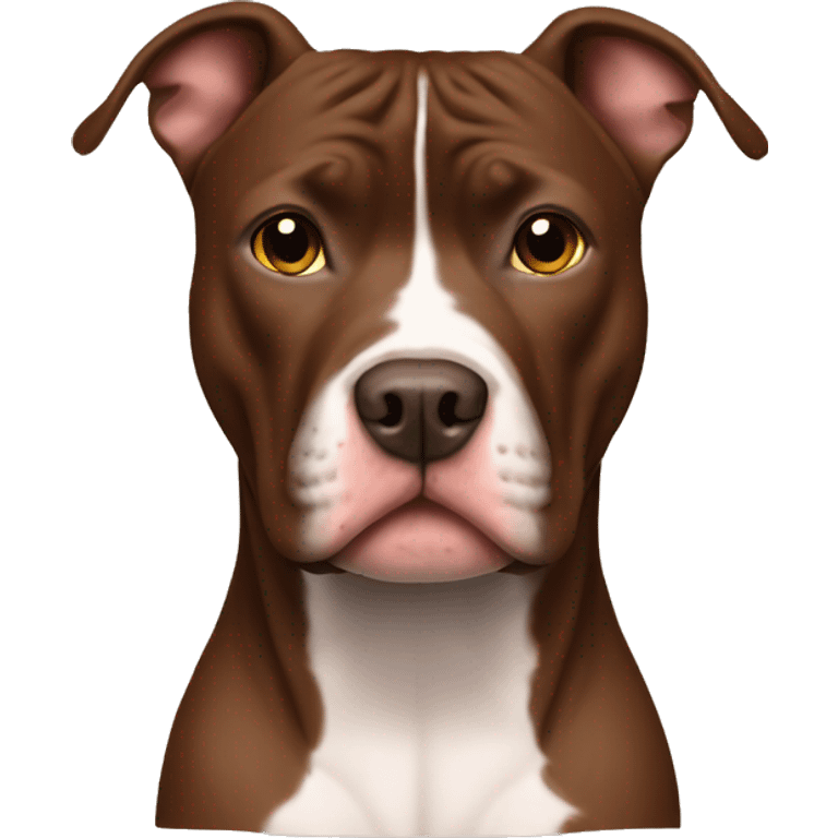 Fully brownpitbull emoji