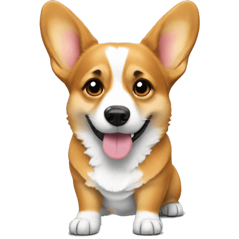 Corgi with shirt cr7 emoji