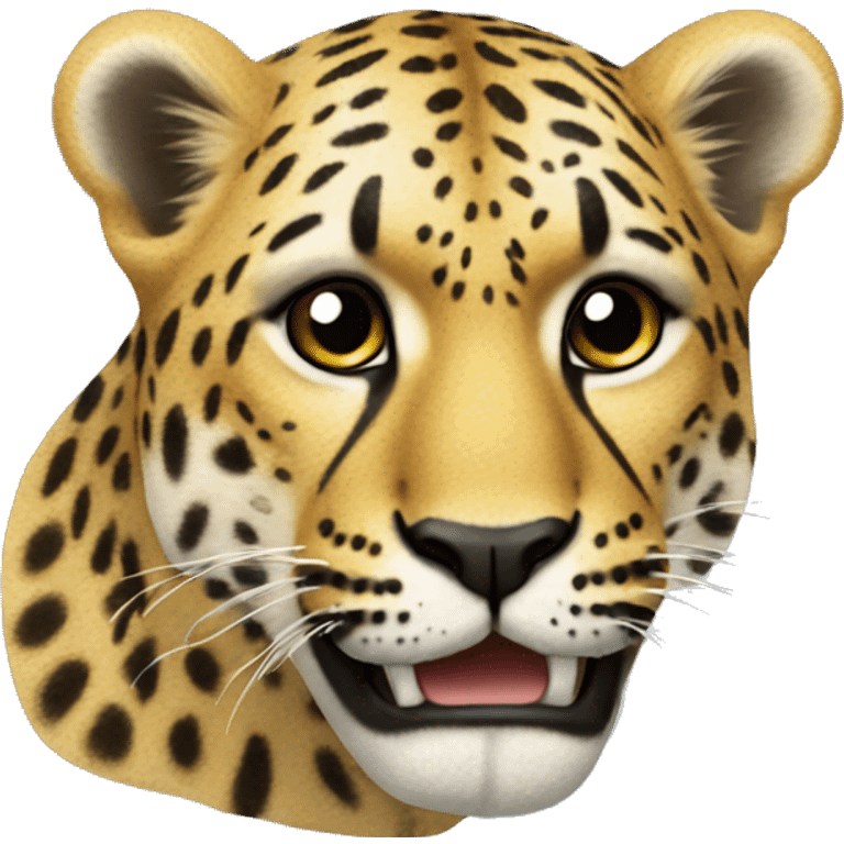 Leopar kalp emoji