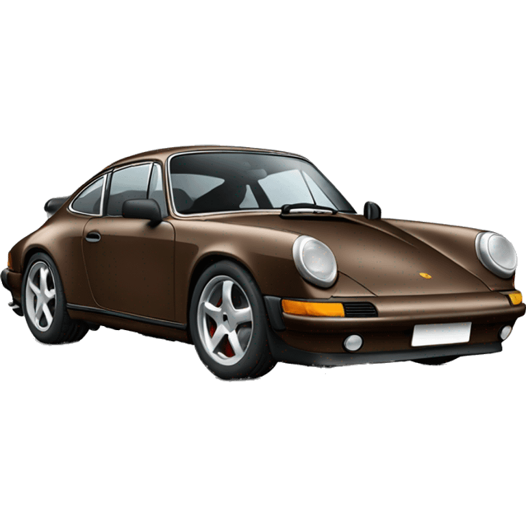 Brown porche 911 emoji