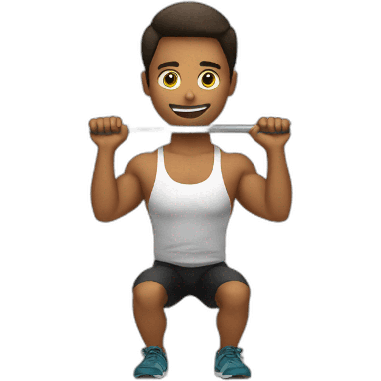 Barbell Squat emoji