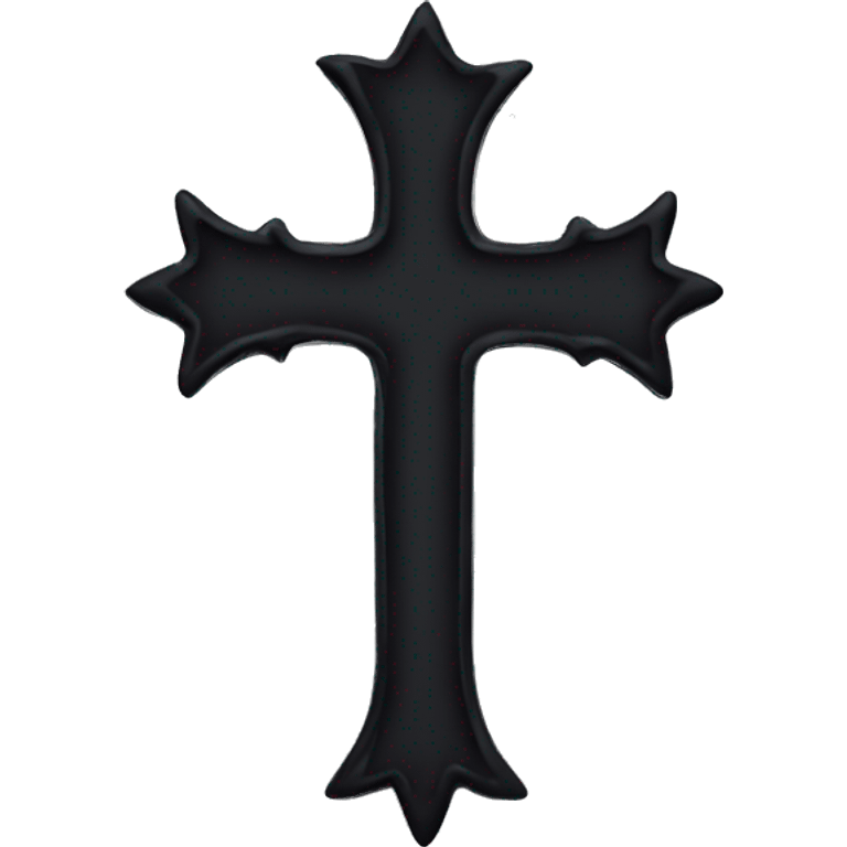 goth cross emoji