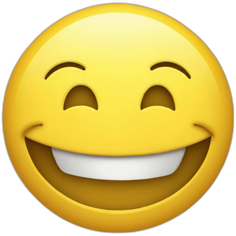 big smile-yellow emoji