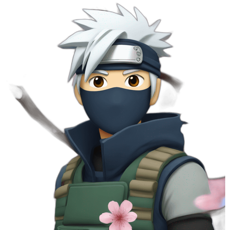 Kakashi qui embrasse sakura emoji