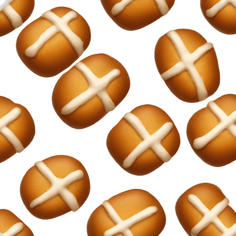 hot cross buns emoji