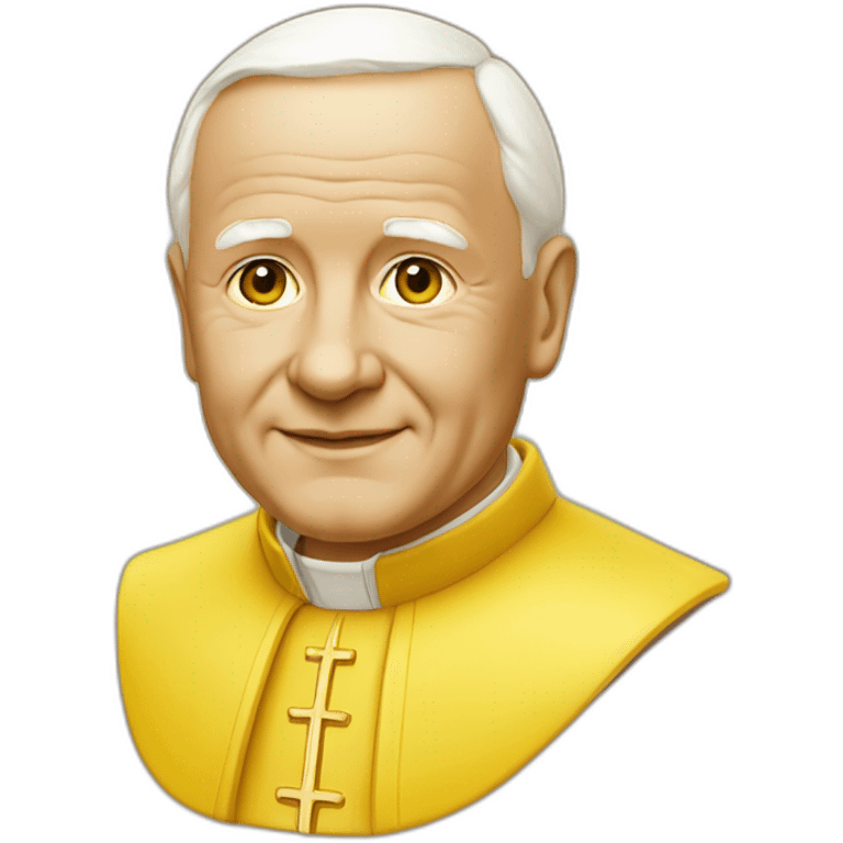 john-paul-ii-skin-color-very-saturated-yellow emoji