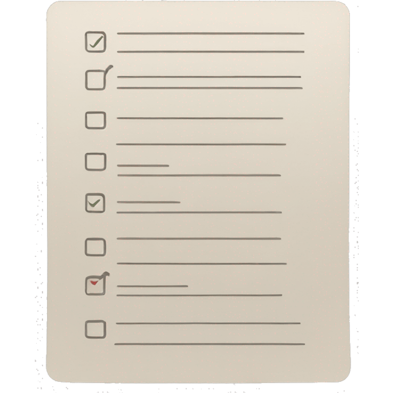 checklist emoji