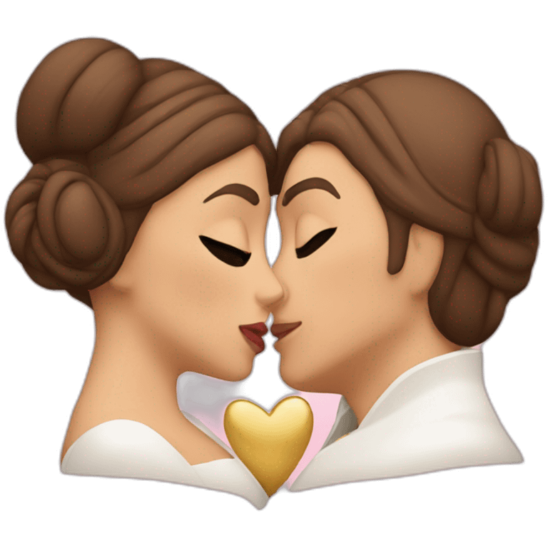 princess leia kiss heart emoji