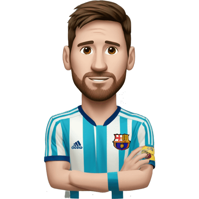 Messi tête de chien emoji