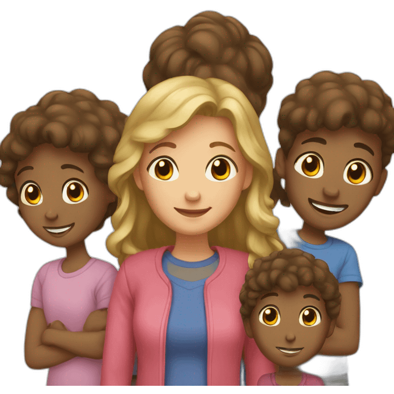 Family of seven emoji