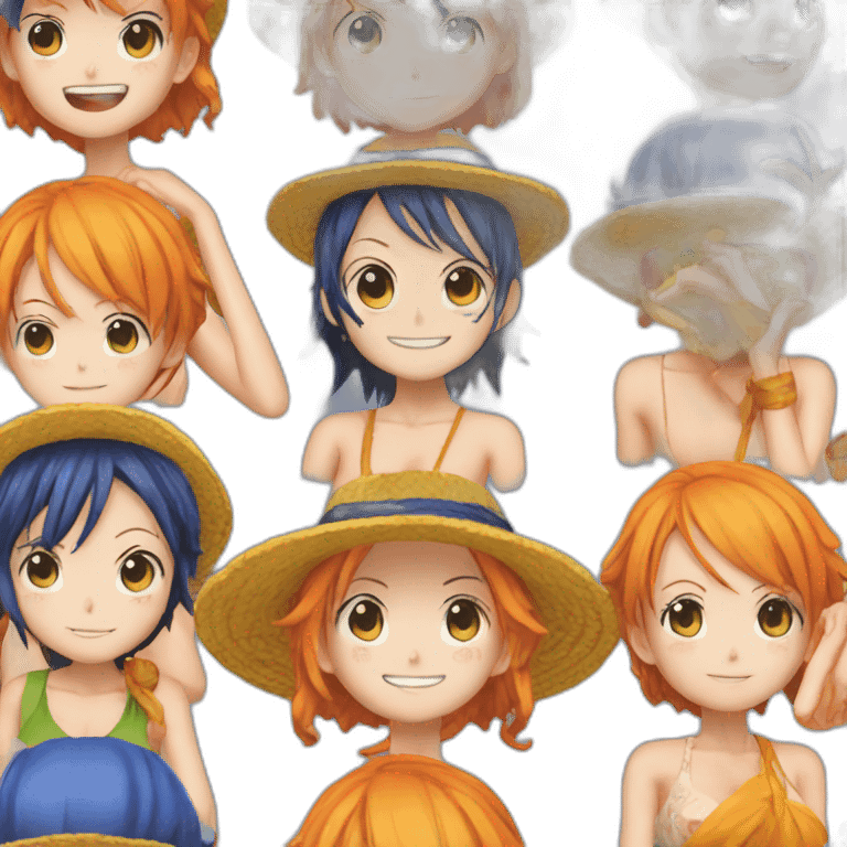 One piece nami emoji