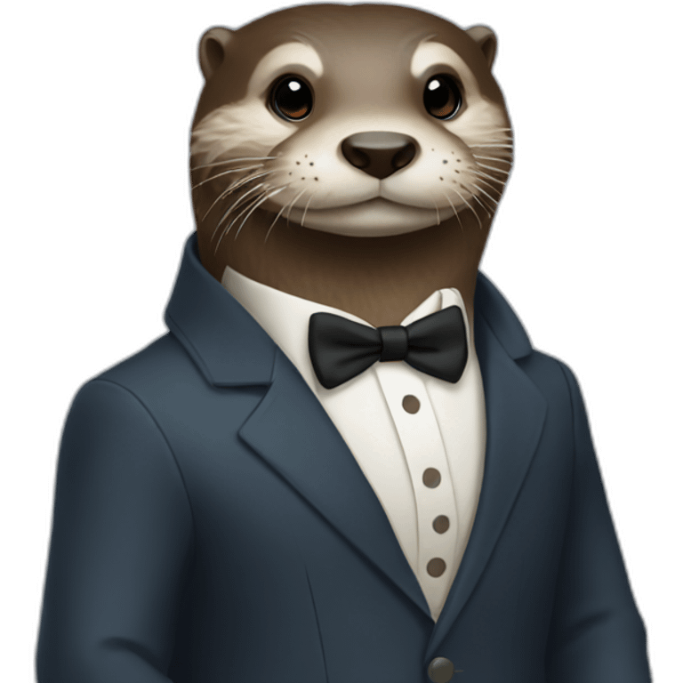 otter in suit emoji