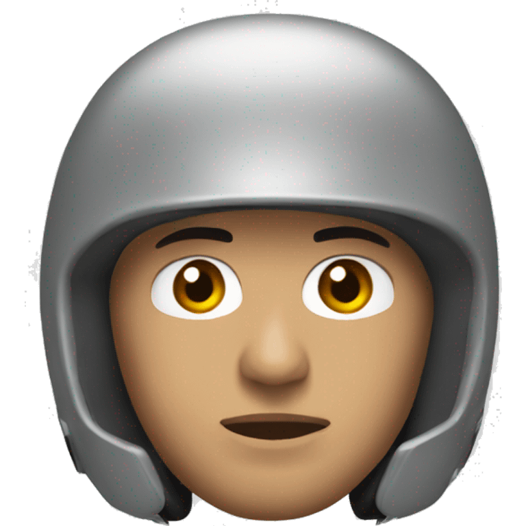 Eminem wearing minor helmet emoji