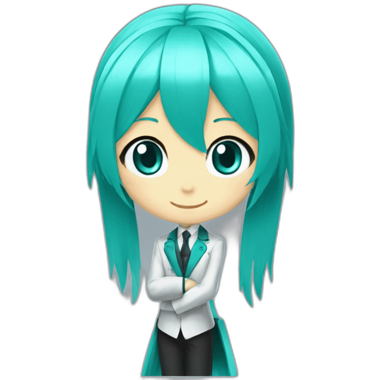 Hatsune Miku becomes president of france emoji