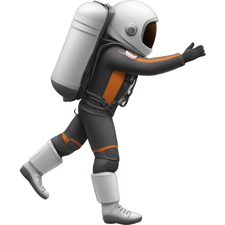 Jet pack person emoji