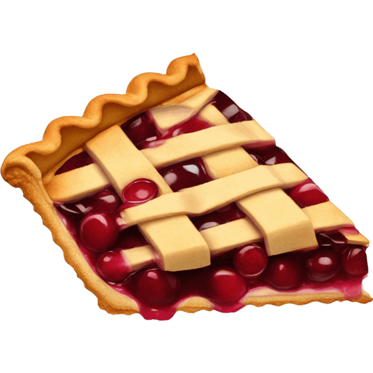 cherry pie slice  emoji