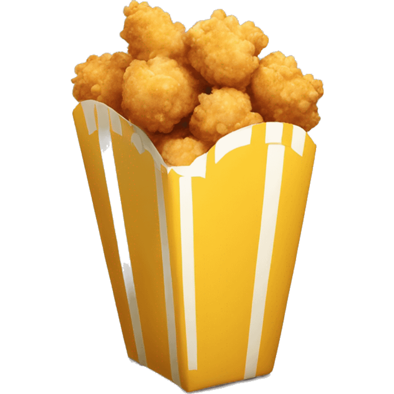 Popcorn chicken emoji