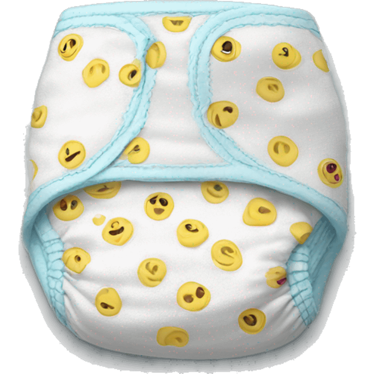 realistic tiny diaper emoji