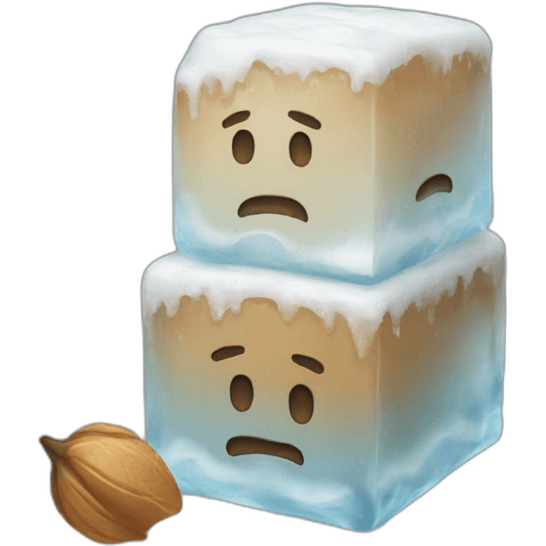 Bloc de glace emoji