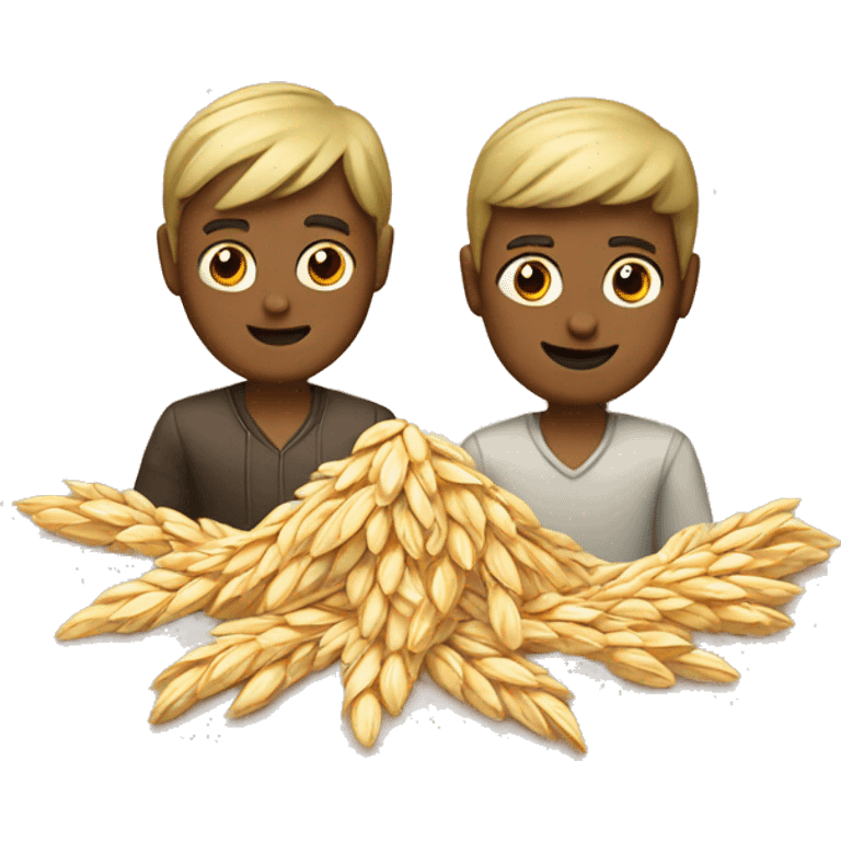 a couple of oats emoji