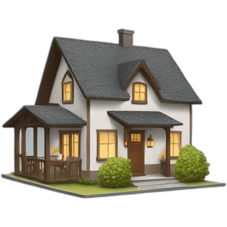 modern cottage emoji