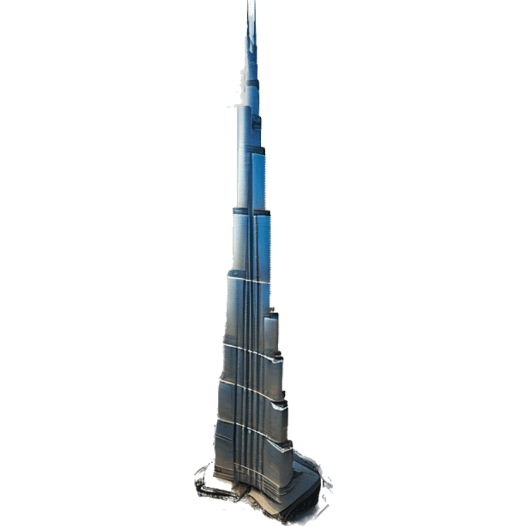 photorealistic Burj khalifa emoji