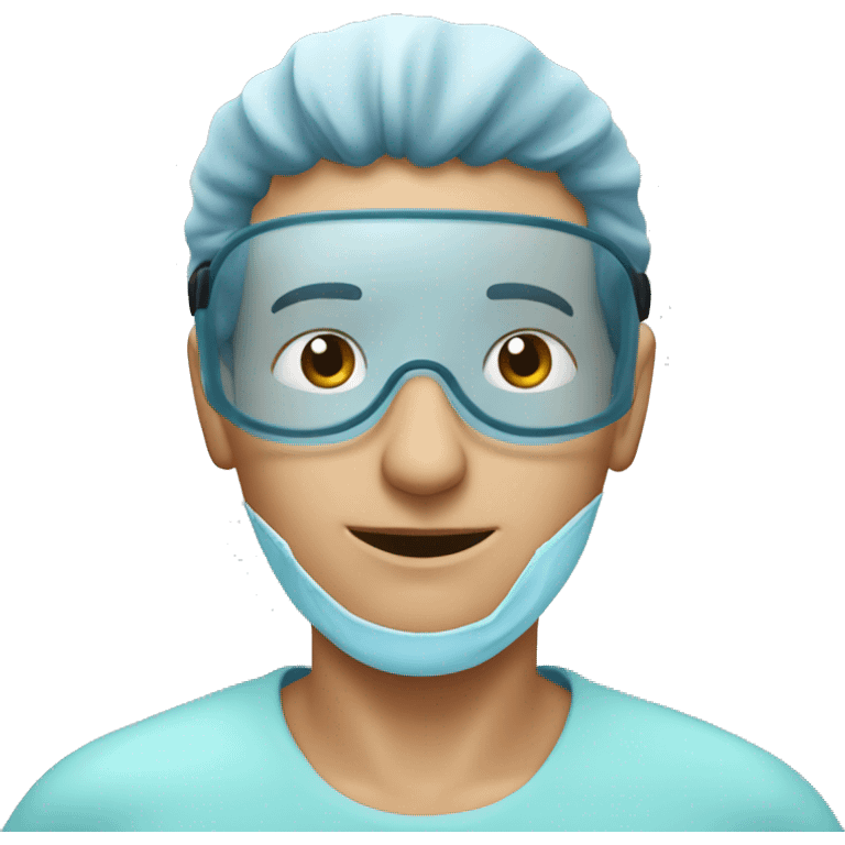 Man during lasix surgery emoji