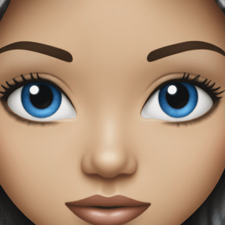 adriana lima with blue eyes  emoji