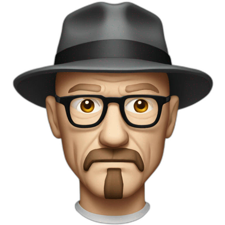 Heisenberg looking serious emoji