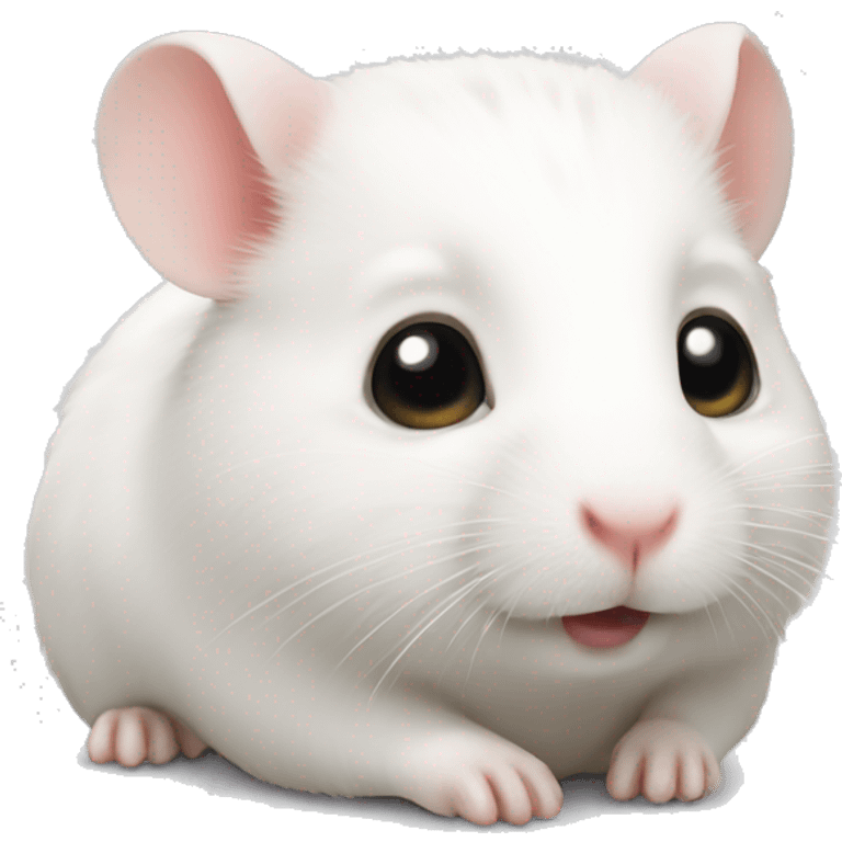 white hamster emoji