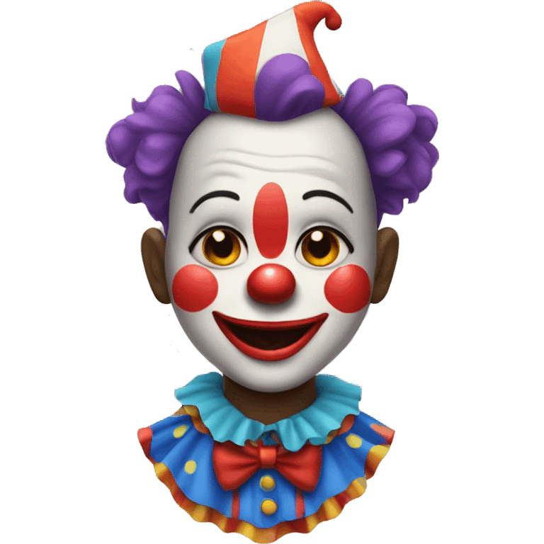 cute clown emoji