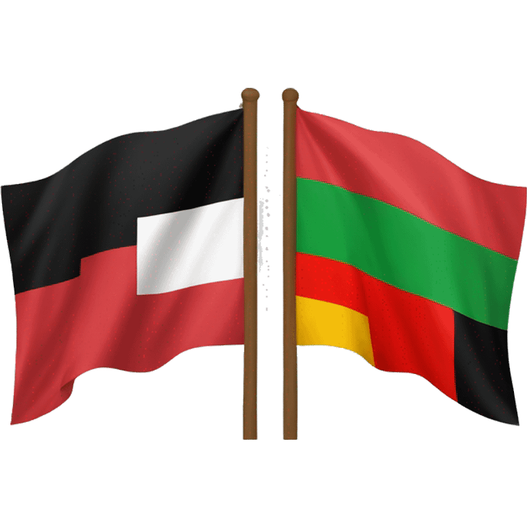 Afghanistan Flag and germany flag emoji