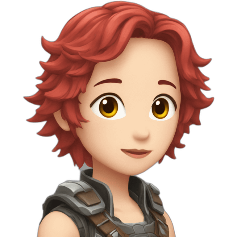 xenoblade redhaired pyra emoji