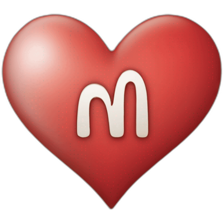 M+L= in einem rotem herz emoji