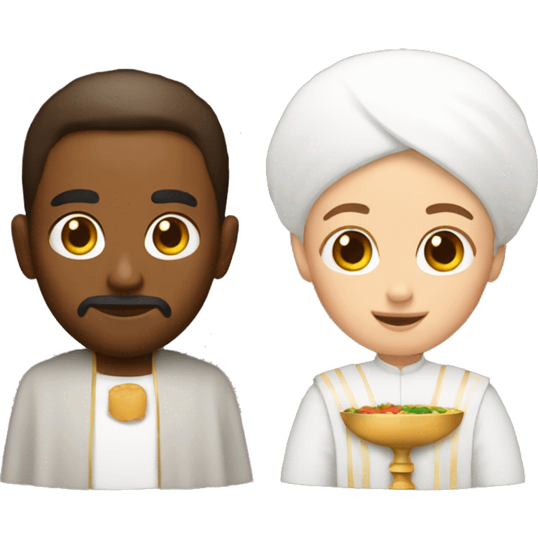 Saint and a Dinner emoji