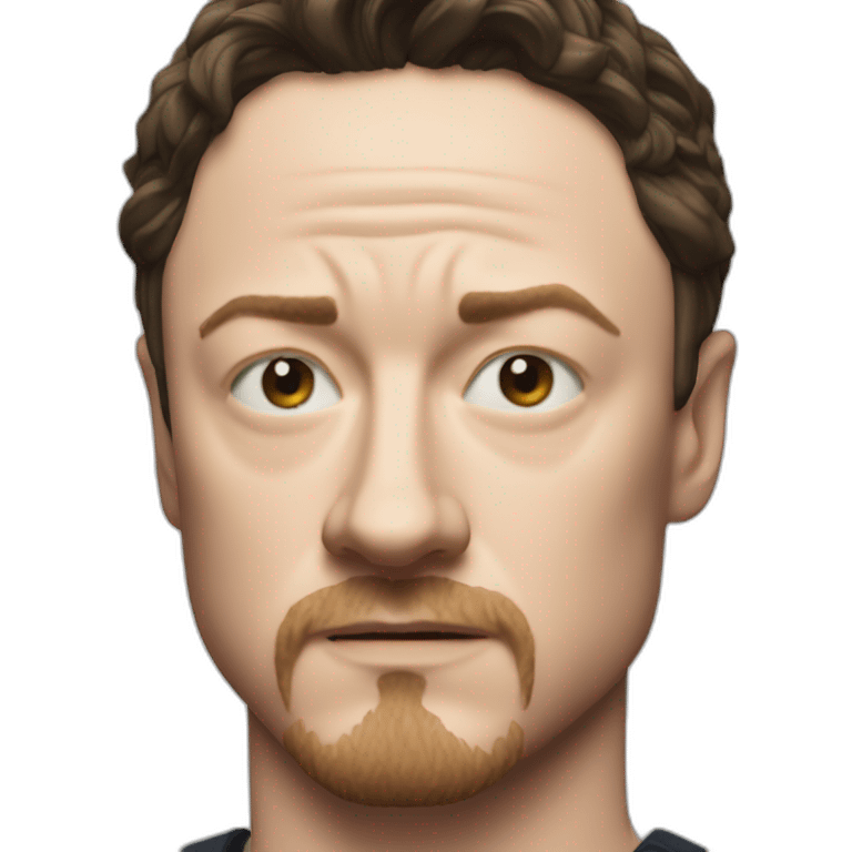 james mcavoy serious emoji