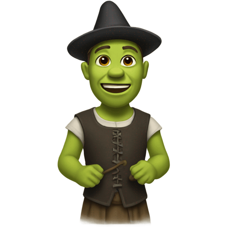 Pilgrim shrek emoji