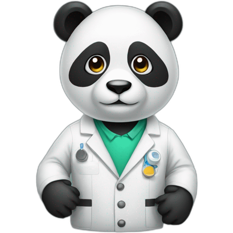 Panda scientist emoji