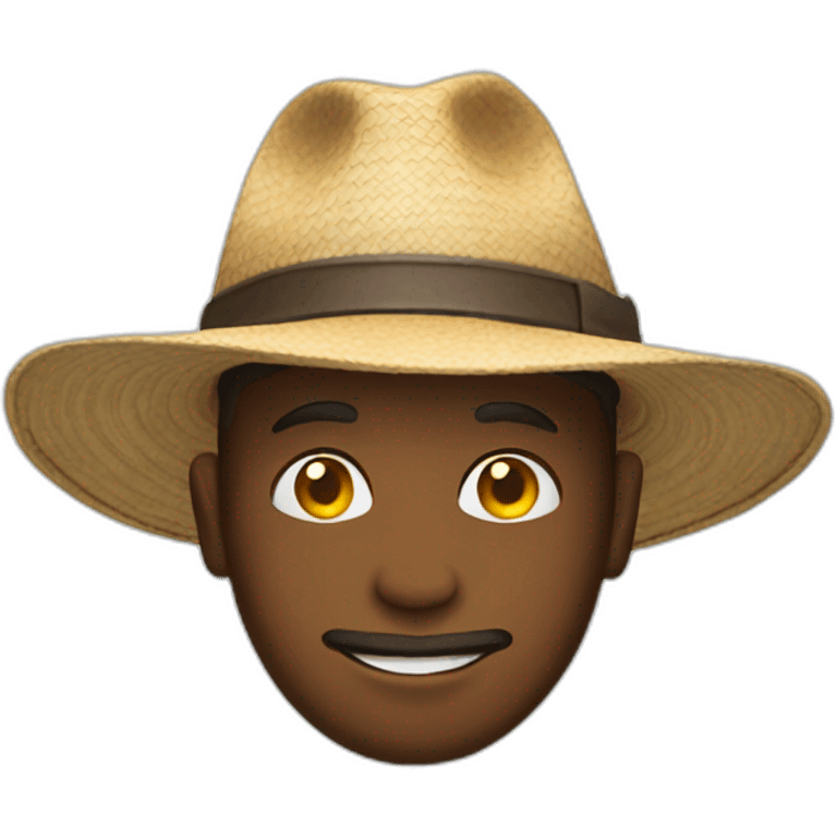 Traveler with hat emoji