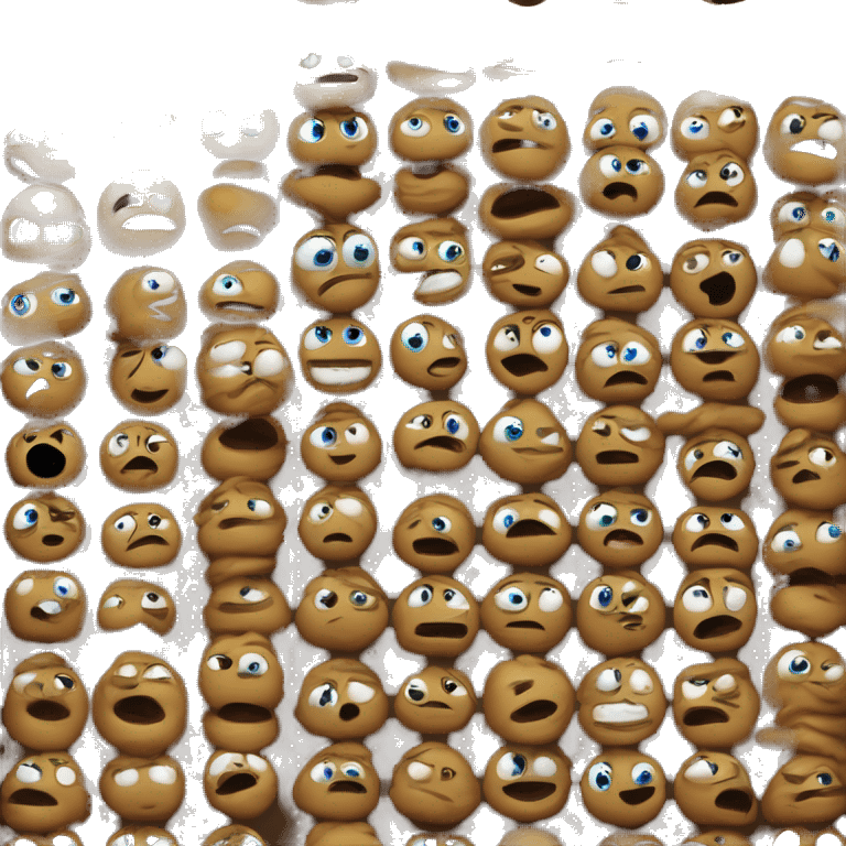 pile-of-poop eyed emoji, like star-eyed but with poop instead emoji