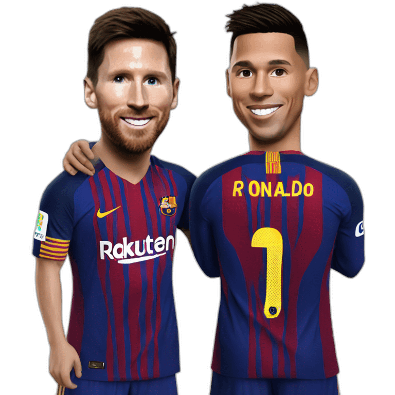 messi-with-Ronaldo emoji